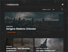 Tablet Screenshot of ljudplanering.se